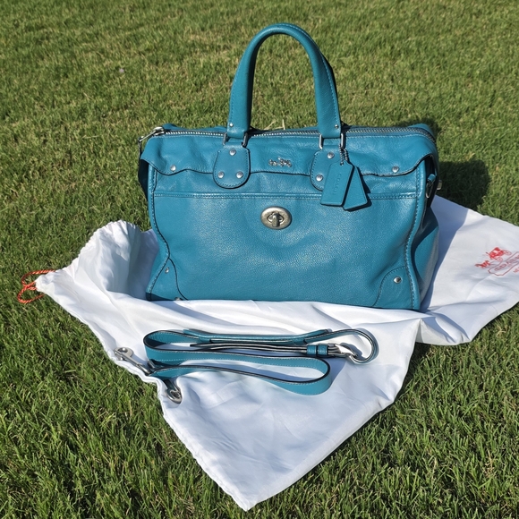 Coach Rhyder 32 - Teal - *RARE* - Picture 1 of 16